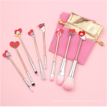 Cartoon Style Professional 8Pcs  BTS Makeup Brushes  Cosplay Cute Jewelry  Eyeshadow Cosmetics Makeup Brush set  Girls Gift